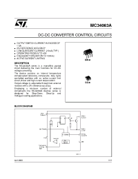 Datasheet MC34063AC manufacturer STMicroelectronics